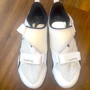 Nike SuperRep White and Black Cycling Shoes